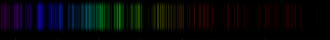 Color lines in a spectral range
