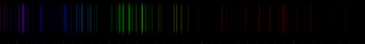 Color lines in a spectral range