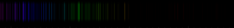 Color lines in a spectral range