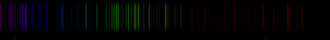 Color lines in a spectral range