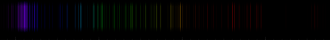 Color lines in a spectral range