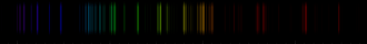 Color lines in a spectral range