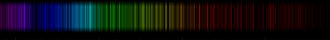 Color lines in a spectral range