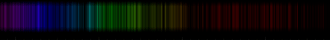 Color lines in a spectral range