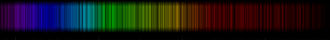 Color lines in a spectral range