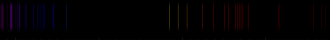 Color lines in a spectral range