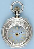 Mystery watch; ca. 1889; diameter: 5.4&nbsp;cm, depth: 1.8&nbsp;cm; Musée d'Horlogerie of Le Locle (Switzerland)