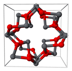 Alternating dark gray and red balls connected by dark gray-red cylinders